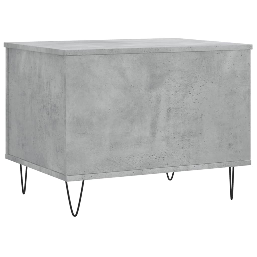 Salontafel 60x44,5x45 cm bewerkt hout betongrijs is nu te koop bij PeponiXL, paradijselijk wonen!