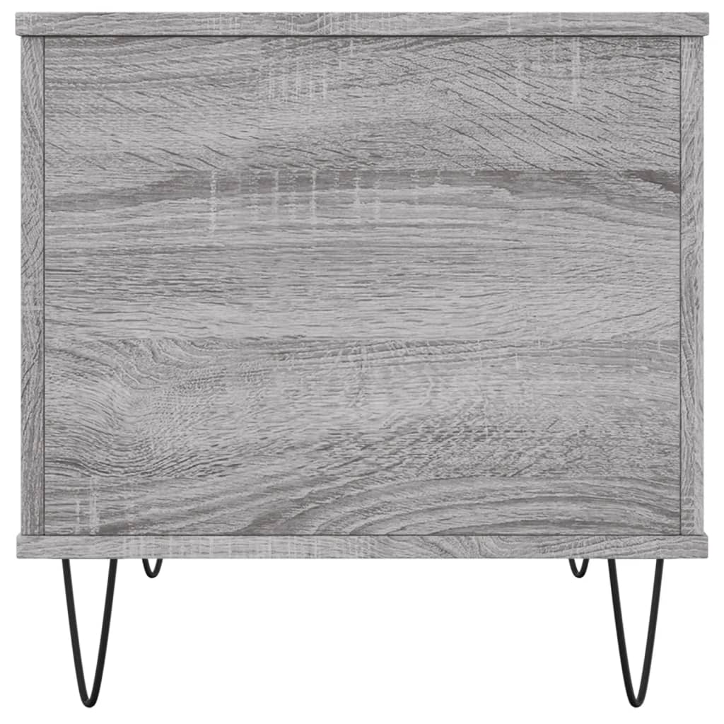 Salontafel 60x44,5x45 cm bewerkt hout grijs sonoma eikenkleurig is nu te koop bij PeponiXL, paradijselijk wonen!
