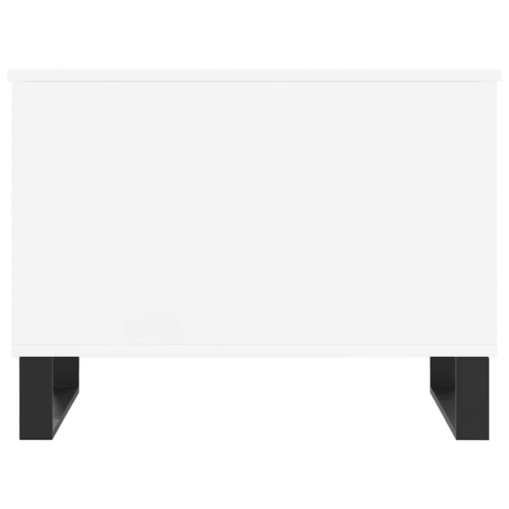 Salontafel 60x44,5x45 cm bewerkt hout wit is nu te koop bij PeponiXL, paradijselijk wonen!