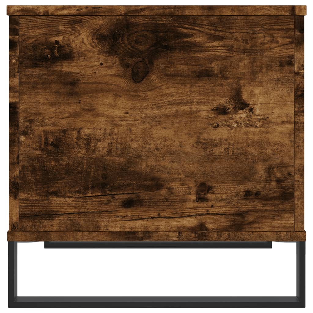Salontafel 60x44,5x45 cm bewerkt hout gerookt eikenkleurig is nu te koop bij PeponiXL, paradijselijk wonen!