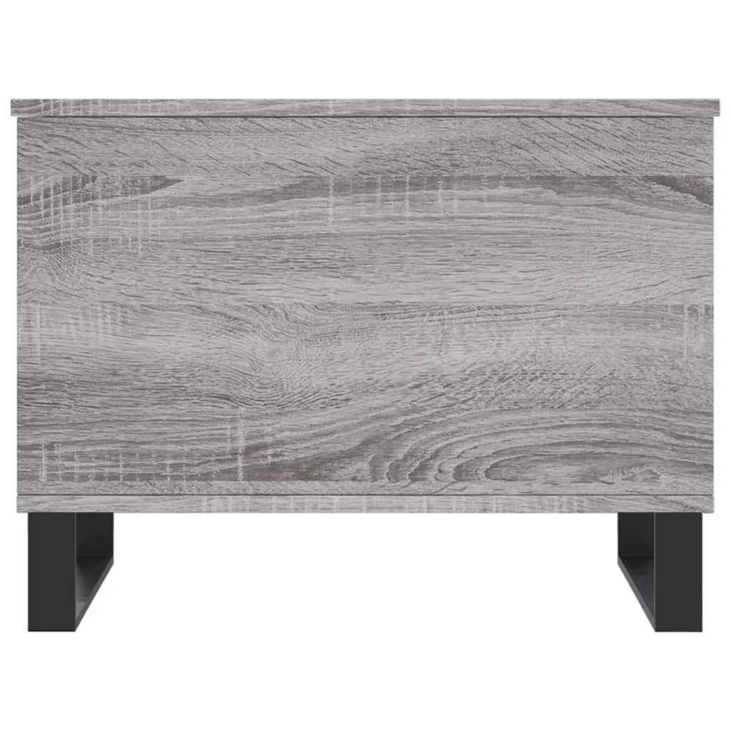 Salontafel 60x44,5x45 cm bewerkt hout grijs sonoma eikenkleurig is nu te koop bij PeponiXL, paradijselijk wonen!