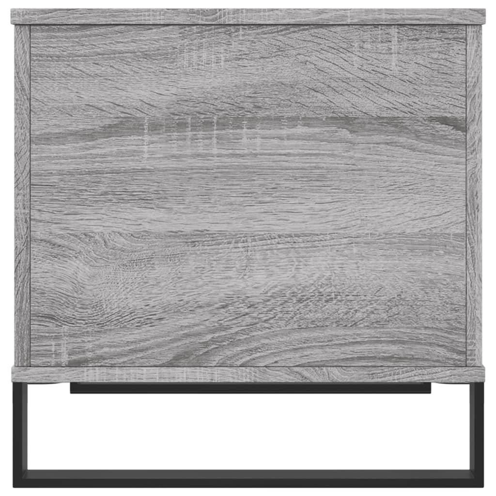 Salontafel 60x44,5x45 cm bewerkt hout grijs sonoma eikenkleurig is nu te koop bij PeponiXL, paradijselijk wonen!