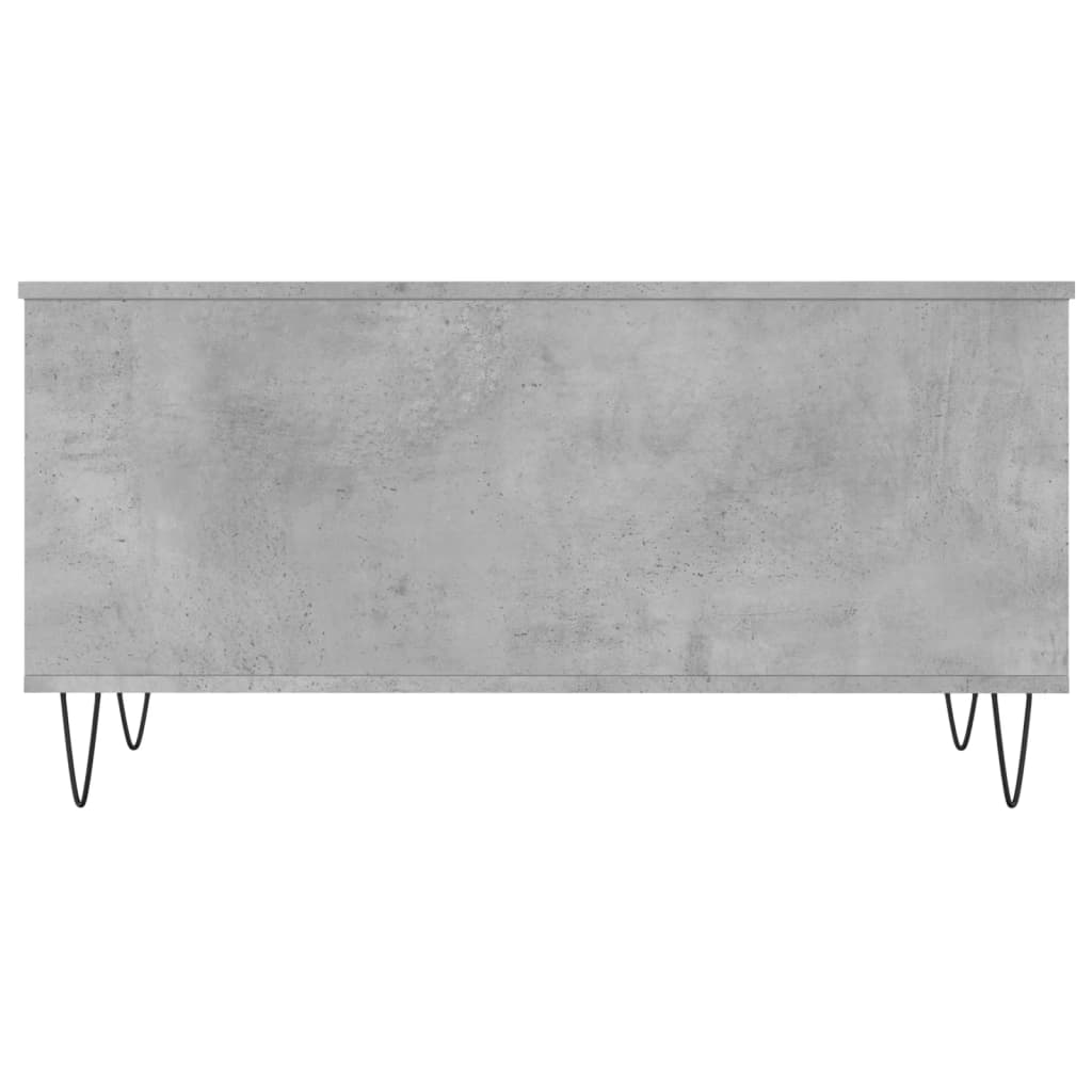 Salontafel 90x44,5x45 cm bewerkt hout betongrijs is nu te koop bij PeponiXL, paradijselijk wonen!