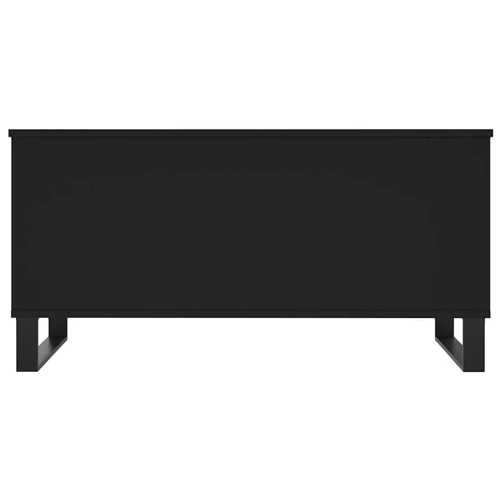 Salontafel 90x44,5x45 cm bewerkt hout zwart