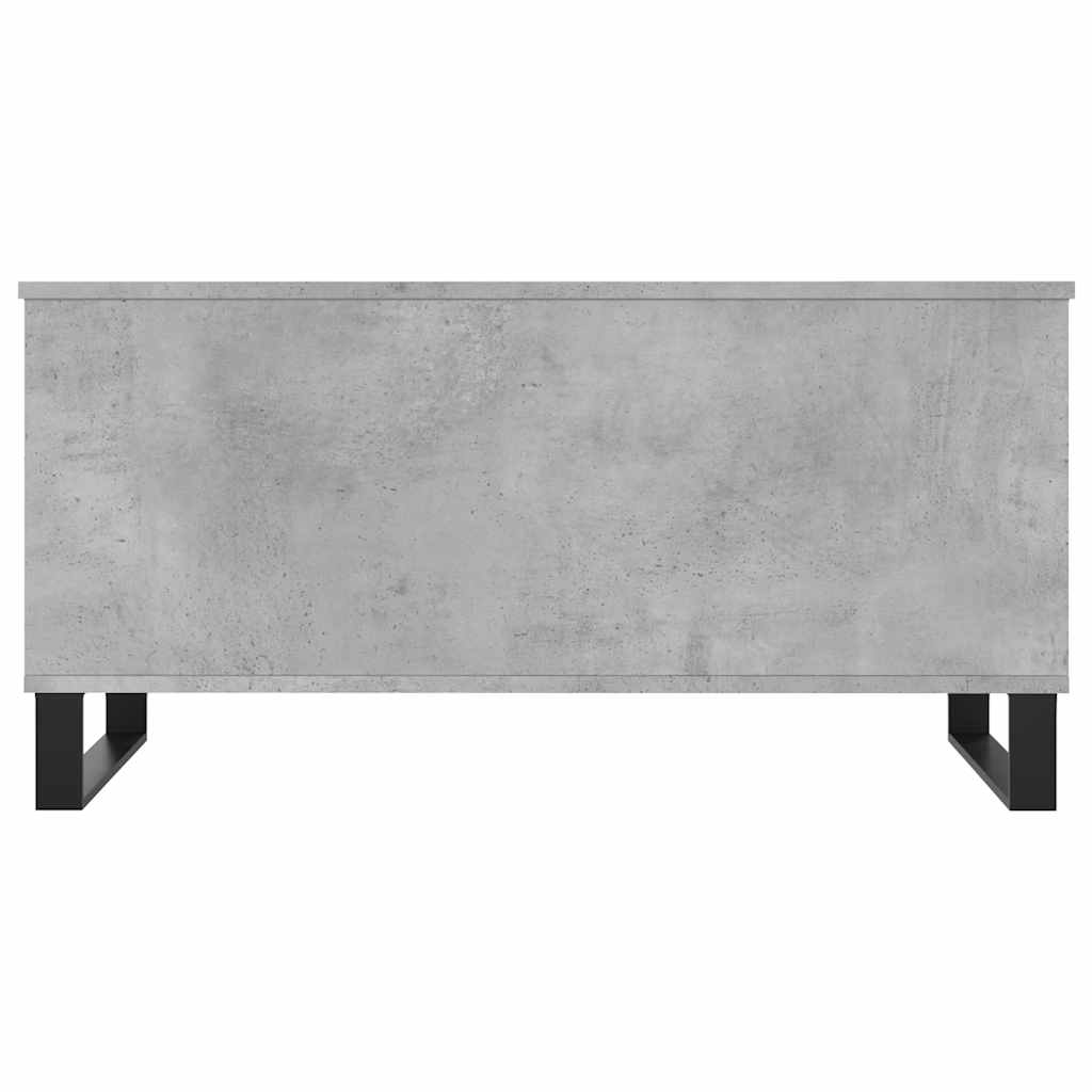 Salontafel 90x44,5x45 cm bewerkt hout betongrijs is nu te koop bij PeponiXL, paradijselijk wonen!