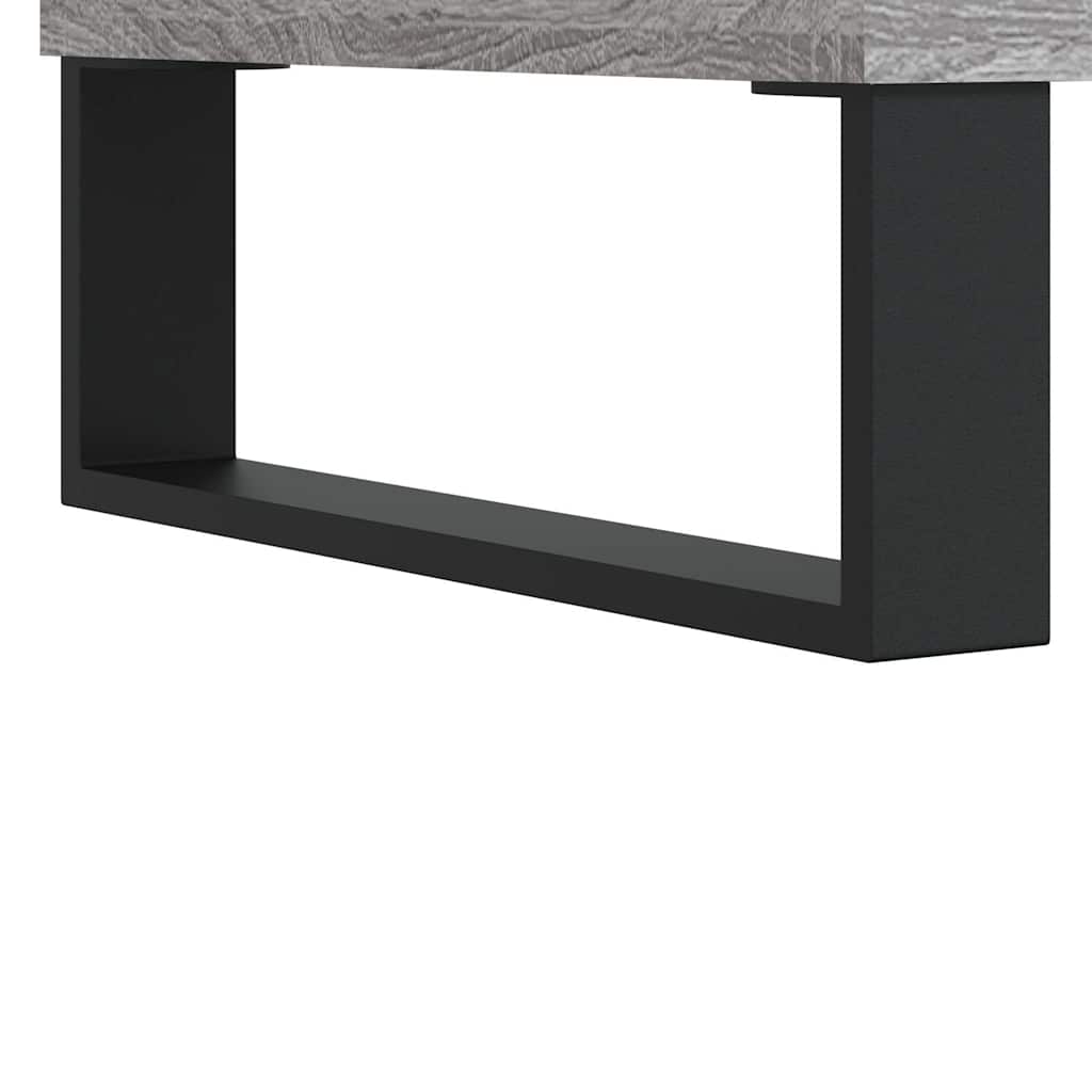 Salontafel 90x44,5x45 cm bewerkt hout grijs sonoma eikenkleurig is nu te koop bij PeponiXL, paradijselijk wonen!
