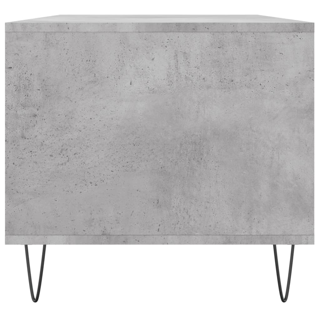 Salontafel 90x49x45 cm bewerkt hout betongrijs is nu te koop bij PeponiXL, paradijselijk wonen!