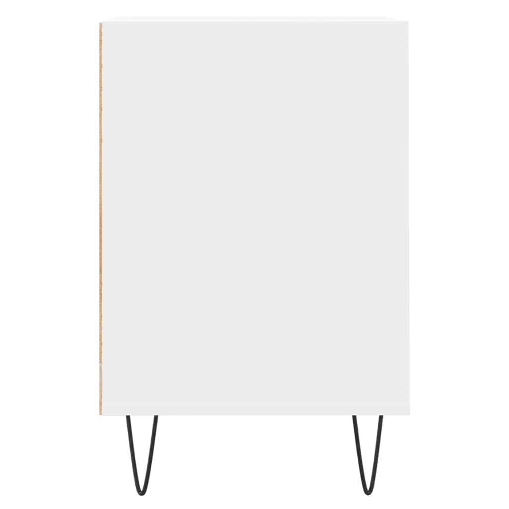 Tv-meubel 100x35x55 cm bewerkt hout wit is nu te koop bij PeponiXL, paradijselijk wonen!