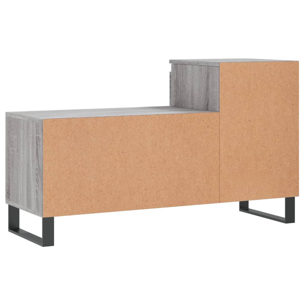 Schoenenkast 102x36x60 cm bewerkt hout sonoma grijs is nu te koop bij PeponiXL, paradijselijk wonen!