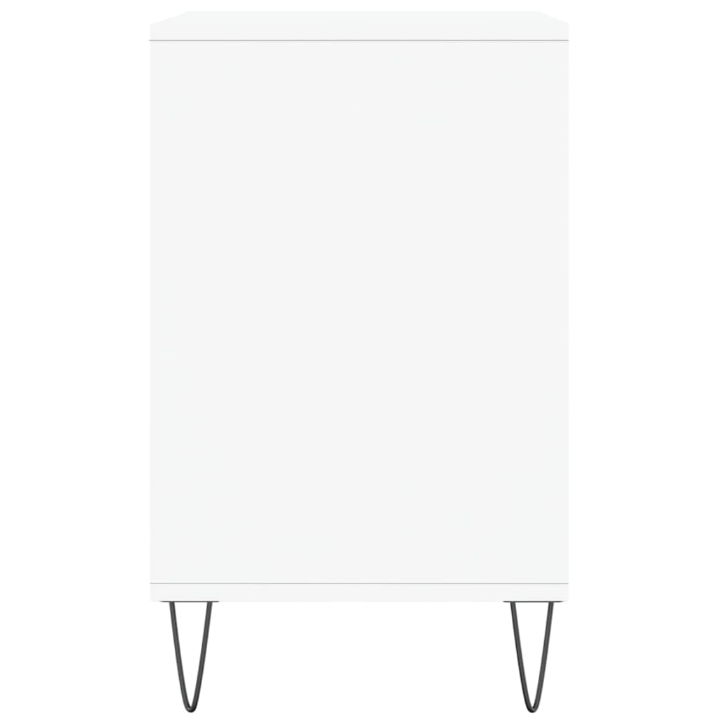 Schoenenkast 102x36x60 cm bewerkt hout hoogglans wit is nu te koop bij PeponiXL, paradijselijk wonen!