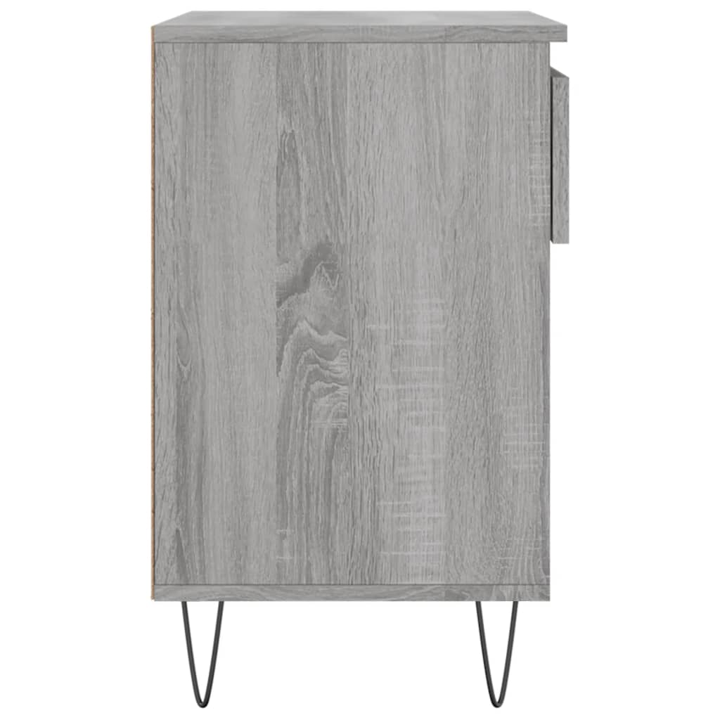 Schoenenkast 70x36x60 cm bewerkt hout sonoma grijs is nu te koop bij PeponiXL, paradijselijk wonen!