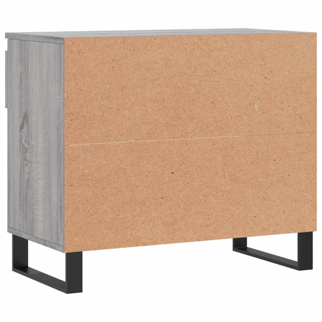 Schoenenkast 70x36x60 cm bewerkt hout sonoma grijs is nu te koop bij PeponiXL, paradijselijk wonen!