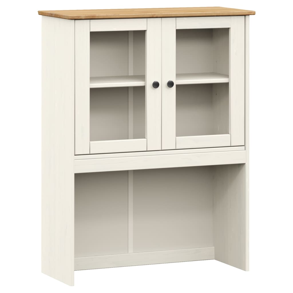 Hoge kast VIGO 80x40x176 cm massief grenenhout wit is nu te koop bij PeponiXL, paradijselijk wonen!