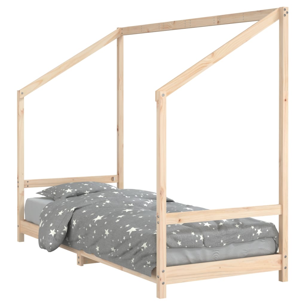 Kinderbedframe 80x200 cm massief grenenhout is nu te koop bij PeponiXL, paradijselijk wonen!