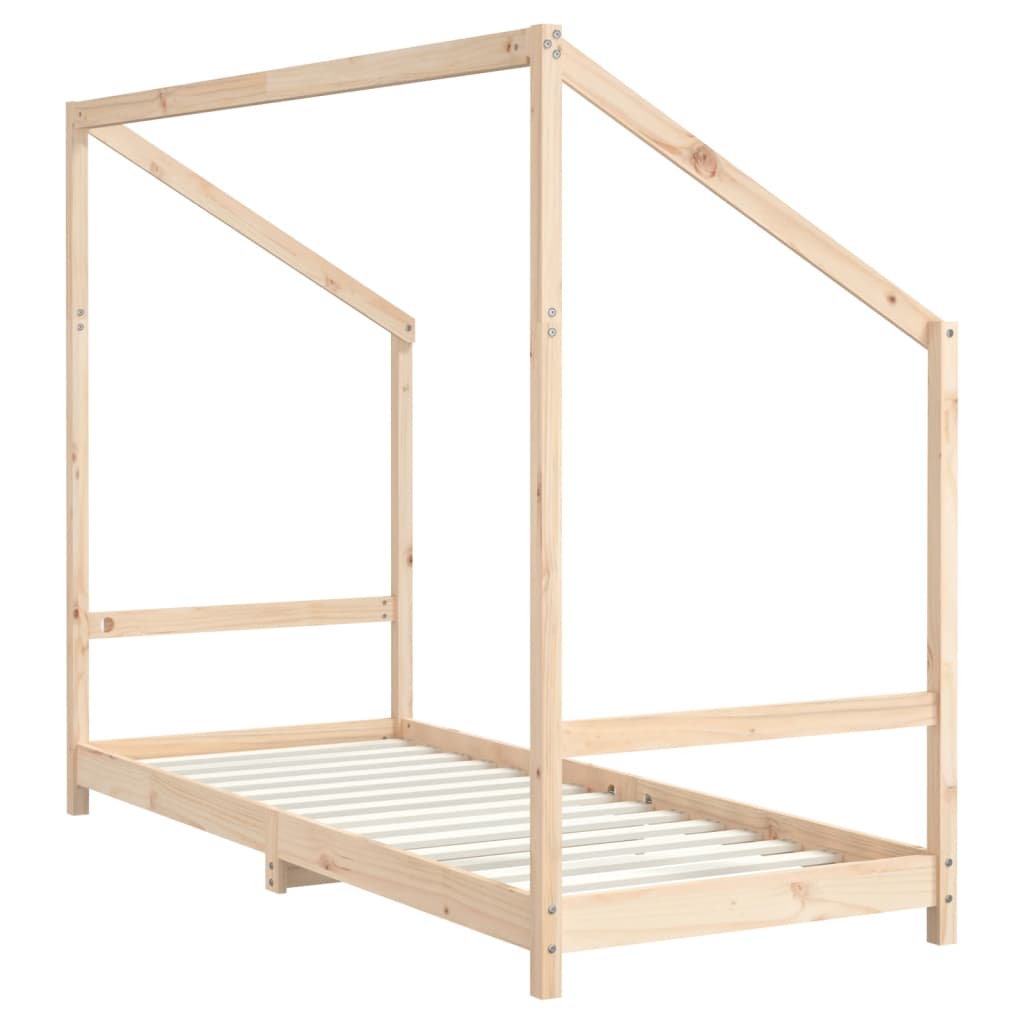 Kinderbedframe 80x200 cm massief grenenhout is nu te koop bij PeponiXL, paradijselijk wonen!