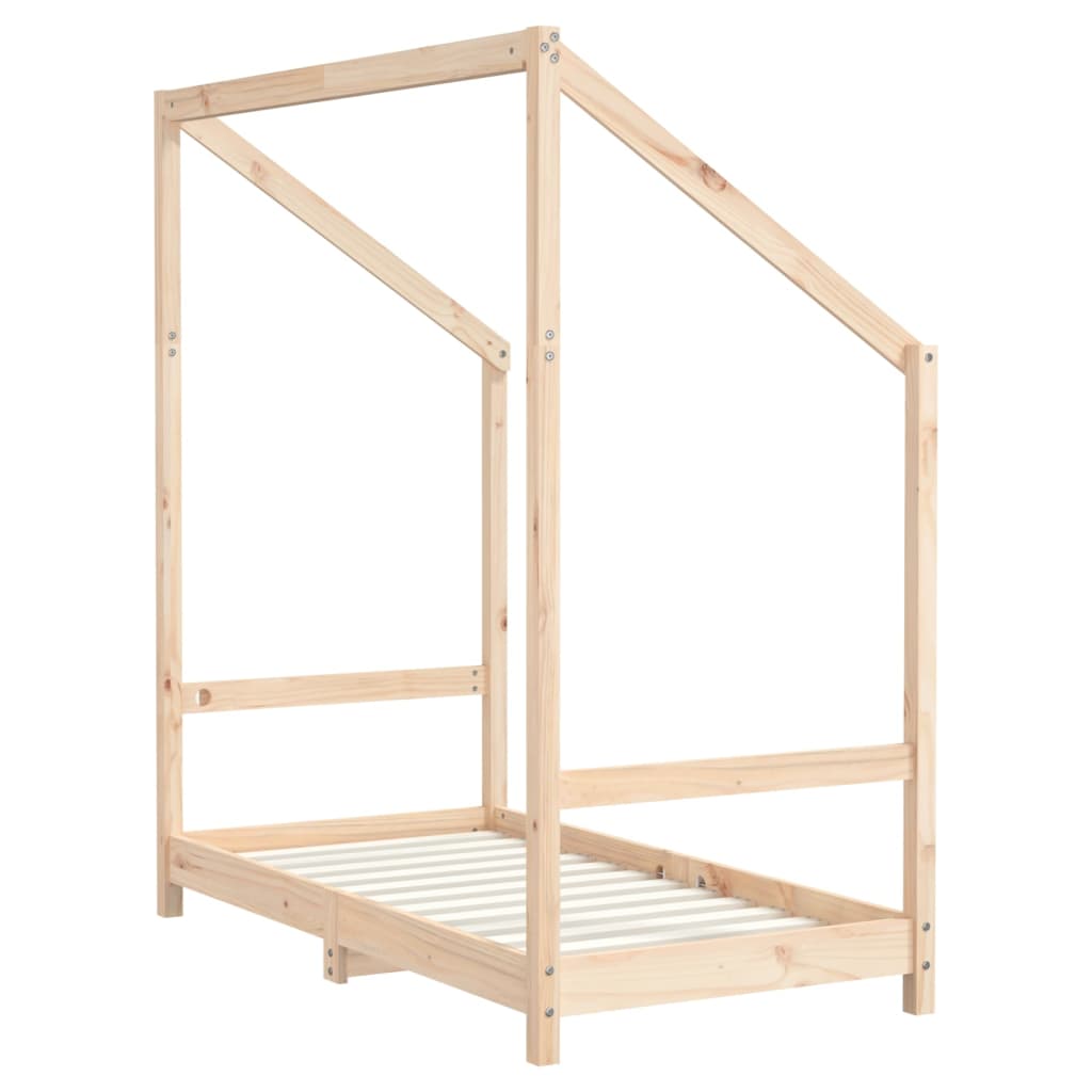 Kinderbedframe 70x140 cm massief grenenhout is nu te koop bij PeponiXL, paradijselijk wonen!