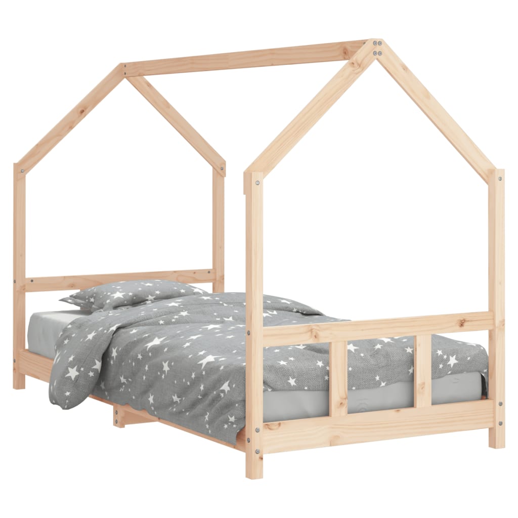 Kinderbedframe 90x200 cm massief grenenhout is nu te koop bij PeponiXL, paradijselijk wonen!