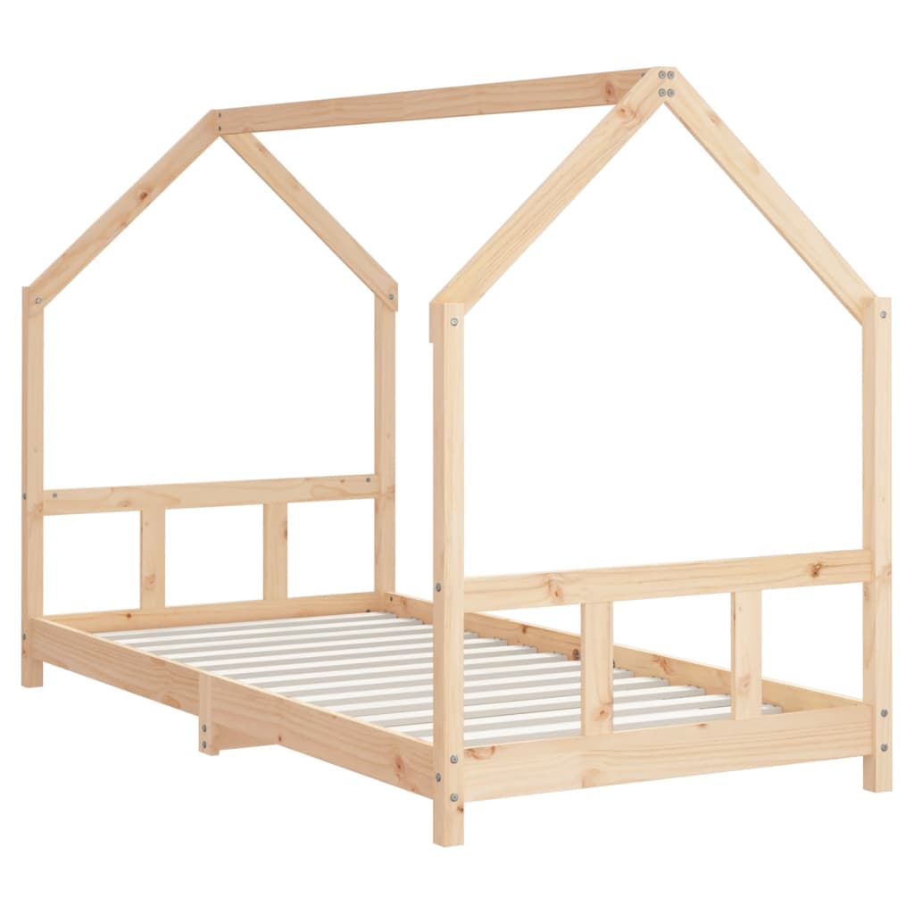 Kinderbedframe 90x200 cm massief grenenhout is nu te koop bij PeponiXL, paradijselijk wonen!