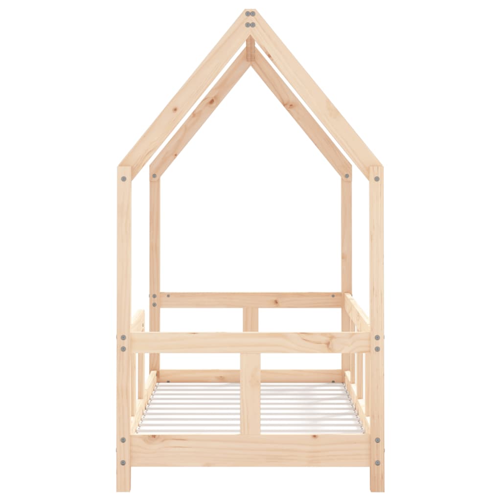 Kinderbedframe 70x140 cm massief grenenhout is nu te koop bij PeponiXL, paradijselijk wonen!