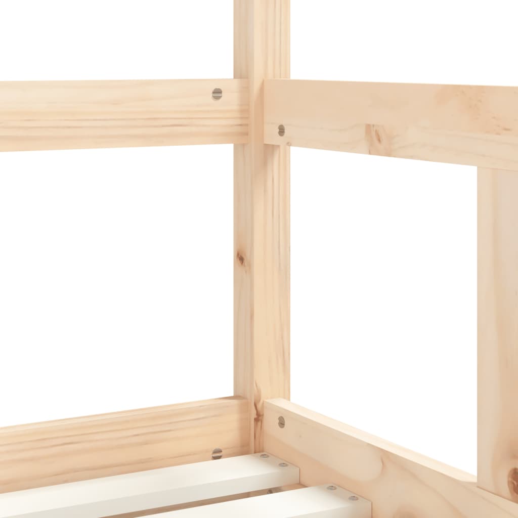 Kinderbedframe 70x140 cm massief grenenhout is nu te koop bij PeponiXL, paradijselijk wonen!
