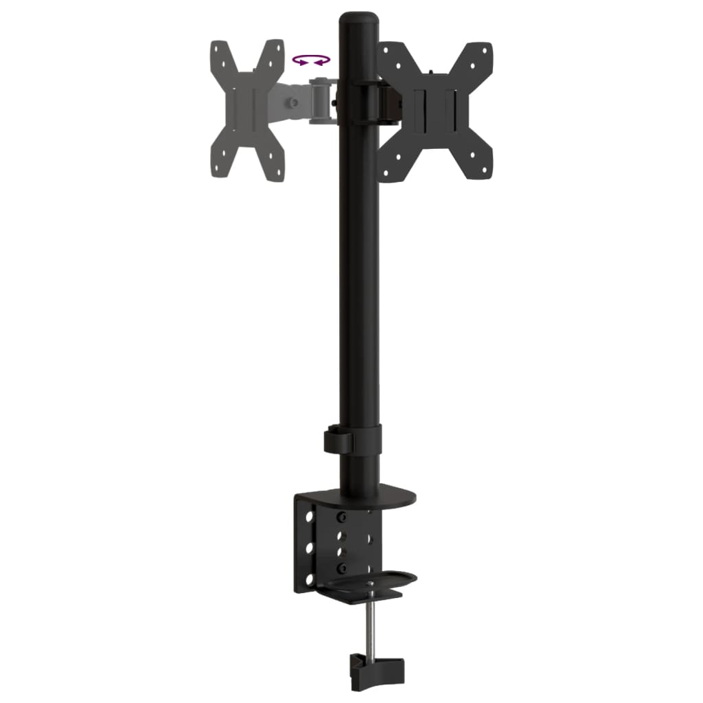 Monitorbeugel VESA 75/100 mm zwart staal is nu te koop bij PeponiXL, paradijselijk wonen!