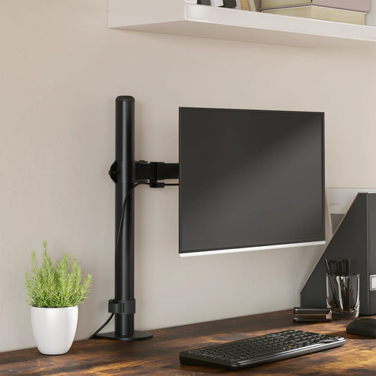 Monitorbeugel VESA 75/100 mm zwart staal is nu te koop bij PeponiXL, paradijselijk wonen!
