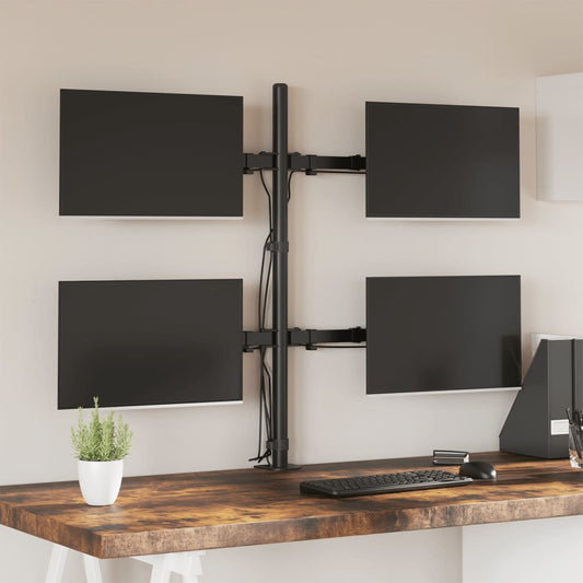 Monitorbeugel VESA 75/100 mm zwart staal is nu te koop bij PeponiXL, paradijselijk wonen!