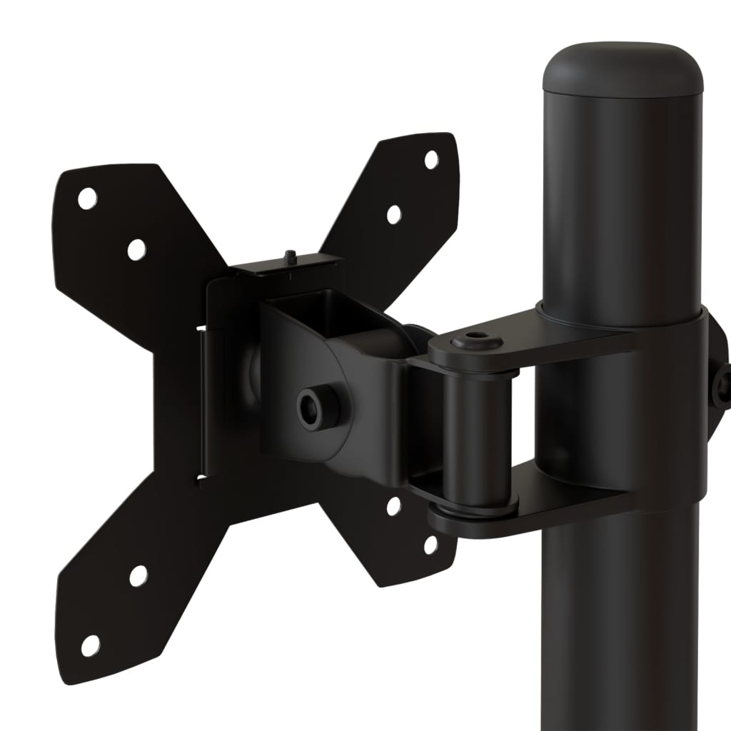 Monitorstandaard dubbel VESA 75/100 mm staal zwart is nu te koop bij PeponiXL, paradijselijk wonen!