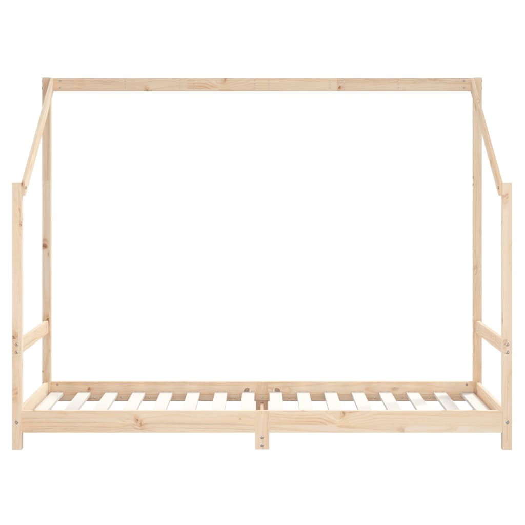 Kinderbedframe 2x(80x200) cm massief grenenhout is nu te koop bij PeponiXL, paradijselijk wonen!