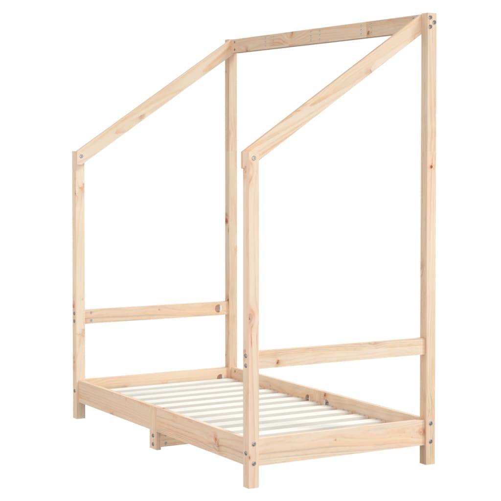 Kinderbedframe 2x(70x140) cm massief grenenhout is nu te koop bij PeponiXL, paradijselijk wonen!