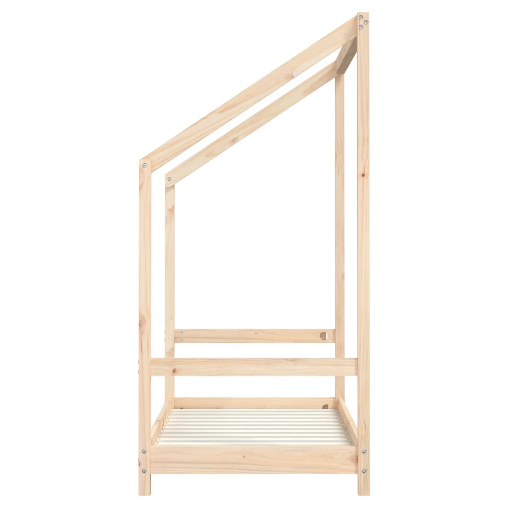 Kinderbedframe 2x(70x140) cm massief grenenhout is nu te koop bij PeponiXL, paradijselijk wonen!