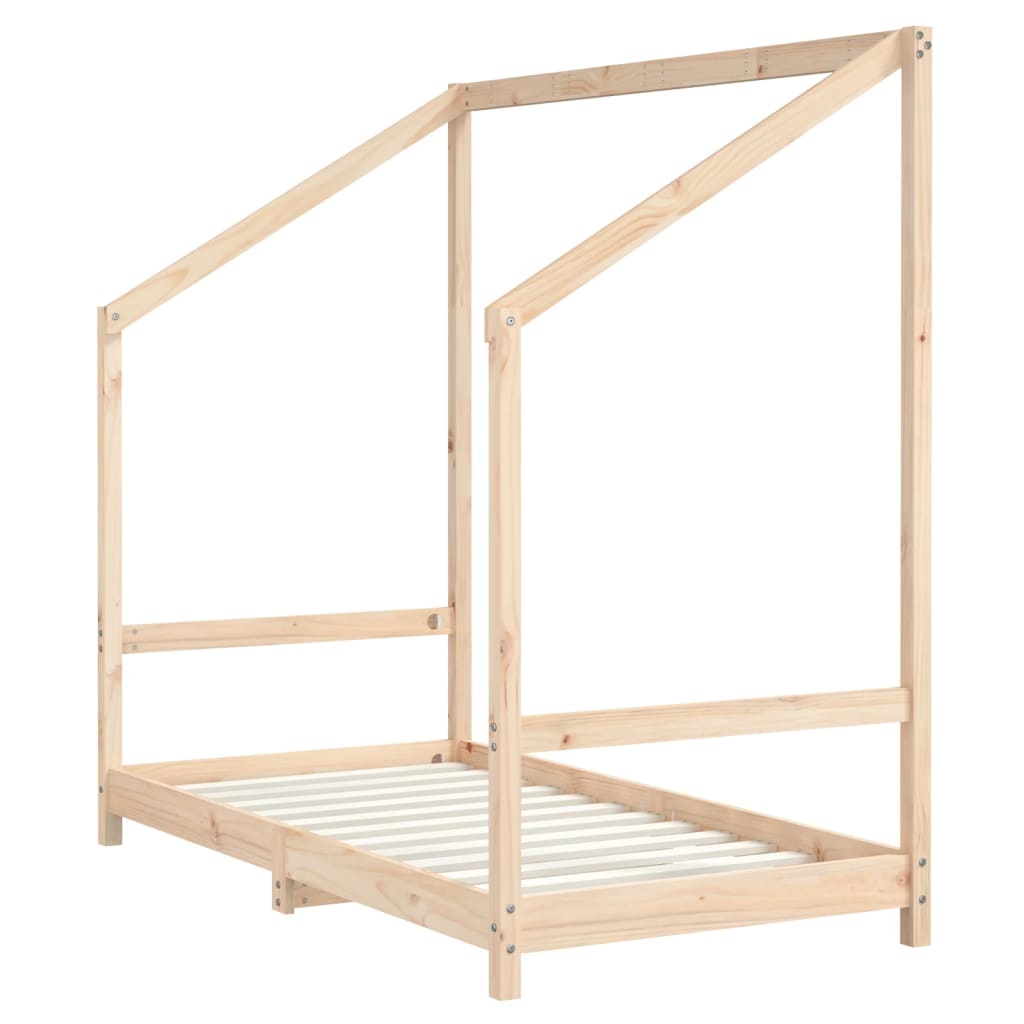 Kinderbedframe 2x(80x160) cm massief grenenhout is nu te koop bij PeponiXL, paradijselijk wonen!