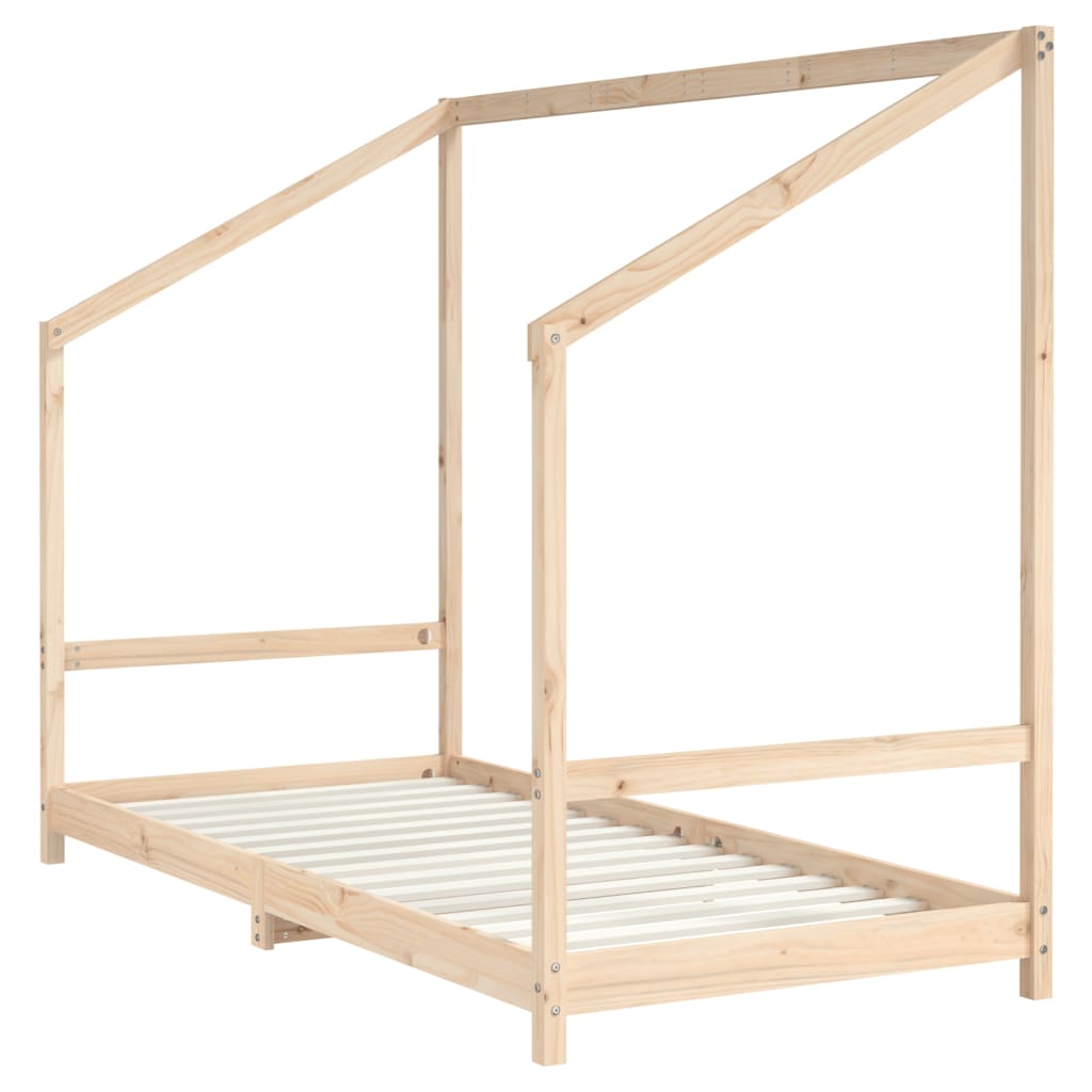Kinderbedframe 2x(90x190) cm massief grenenhout is nu te koop bij PeponiXL, paradijselijk wonen!