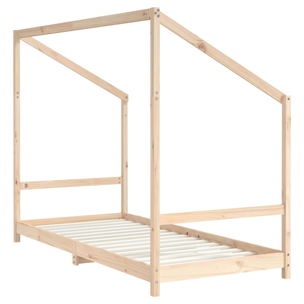 Kinderbedframe 2x(90x190) cm massief grenenhout is nu te koop bij PeponiXL, paradijselijk wonen!