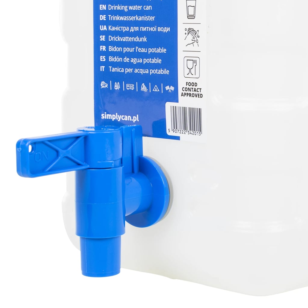 Watertank met kraan 10 L kunststof transparant is nu te koop bij PeponiXL, paradijselijk wonen!