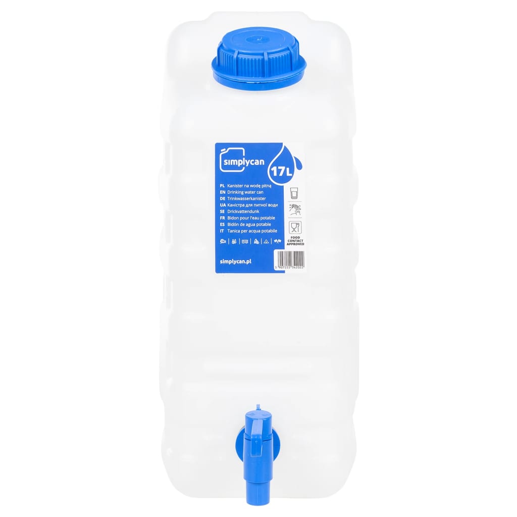 Watertank met kraan 15 L kunststof transparant is nu te koop bij PeponiXL, paradijselijk wonen!