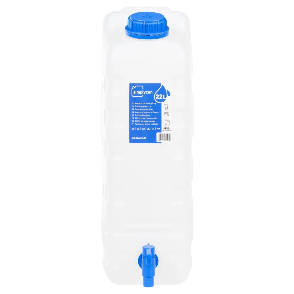 Watertank met kraan 20 L kunststof transparant is nu te koop bij PeponiXL, paradijselijk wonen!