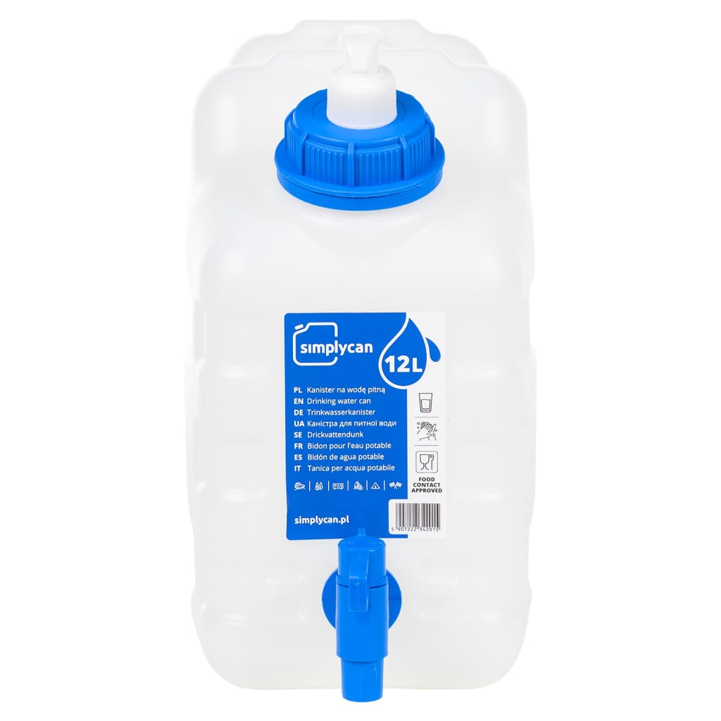 Watertank met kraan en zeepdispenser 10 L kunststof is nu te koop bij PeponiXL, paradijselijk wonen!
