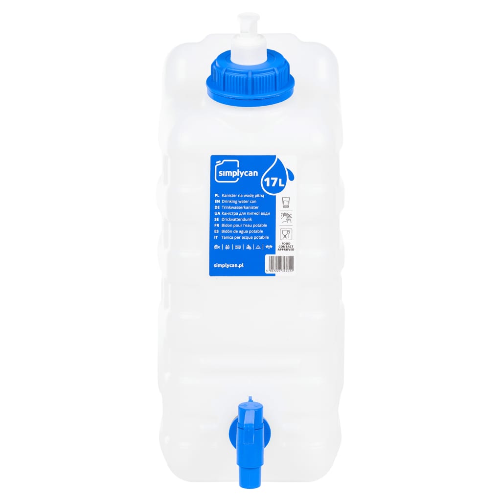 Watertank met kraan en zeepdispenser 15 L kunststof is nu te koop bij PeponiXL, paradijselijk wonen!