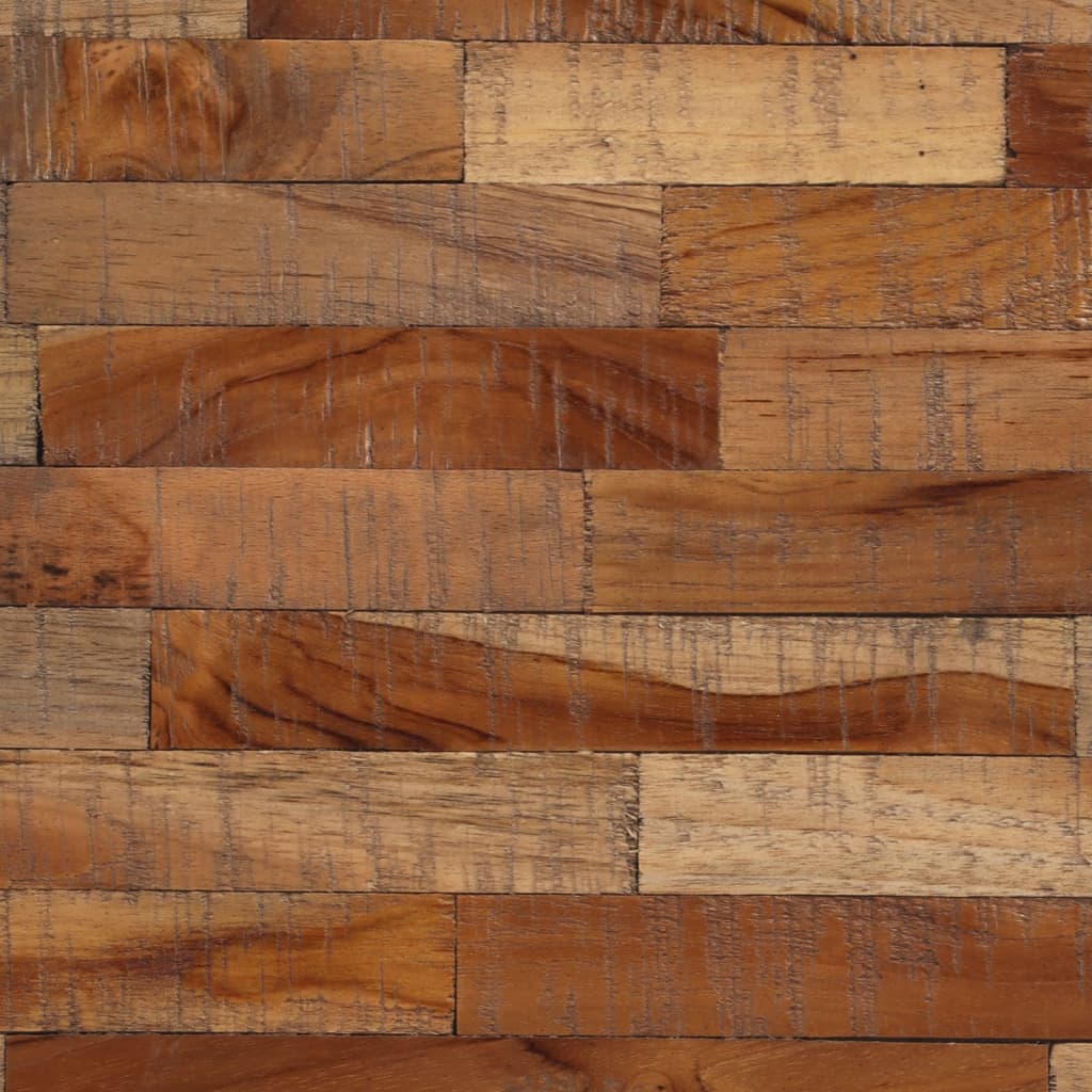 Salontafel rond Ø55x40 cm massief gerecycled teakhout is nu te koop bij PeponiXL, paradijselijk wonen!