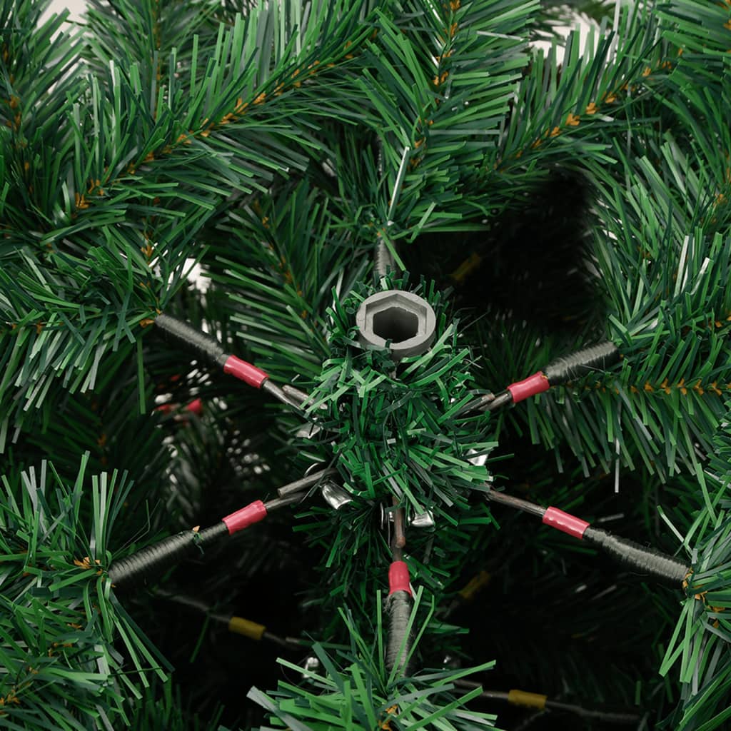 Kunstkerstboom met scharnieren dennenappels en bessen 240 cm is nu te koop bij PeponiXL, paradijselijk wonen!