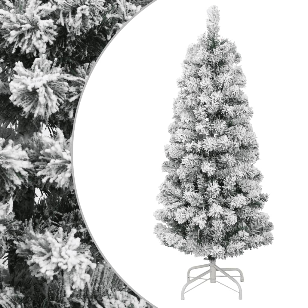 Kunstkerstboom met scharnieren en sneeuw 120 cm is nu te koop bij PeponiXL, paradijselijk wonen!