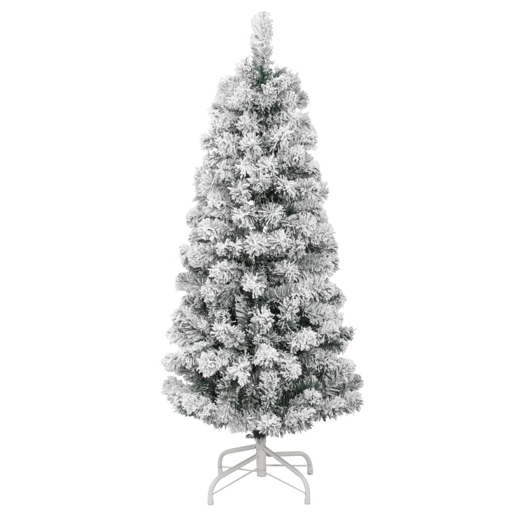 Kunstkerstboom met scharnieren en sneeuw 120 cm is nu te koop bij PeponiXL, paradijselijk wonen!
