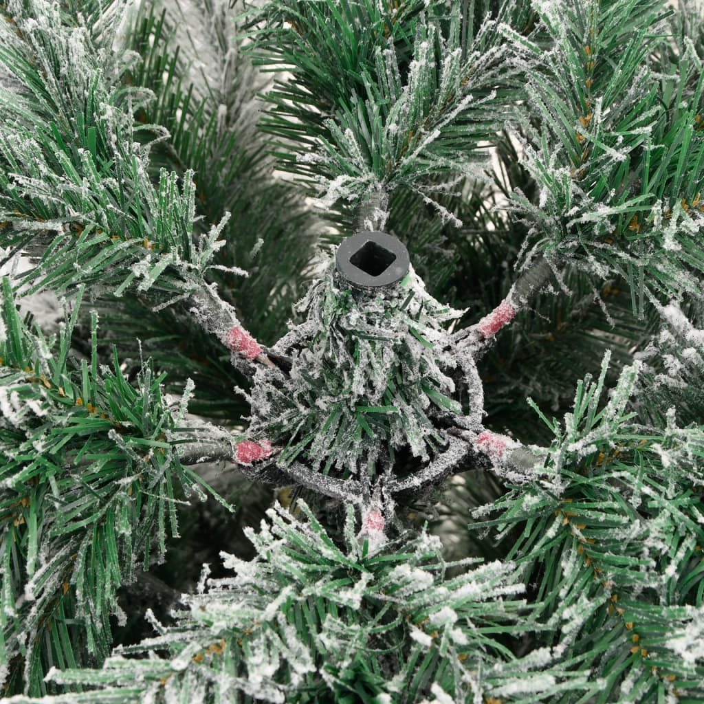 Kunstkerstboom met scharnieren en sneeuw 120 cm is nu te koop bij PeponiXL, paradijselijk wonen!