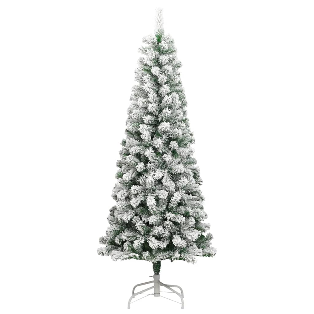 Kunstkerstboom met scharnieren en sneeuw 180 cm is nu te koop bij PeponiXL, paradijselijk wonen!