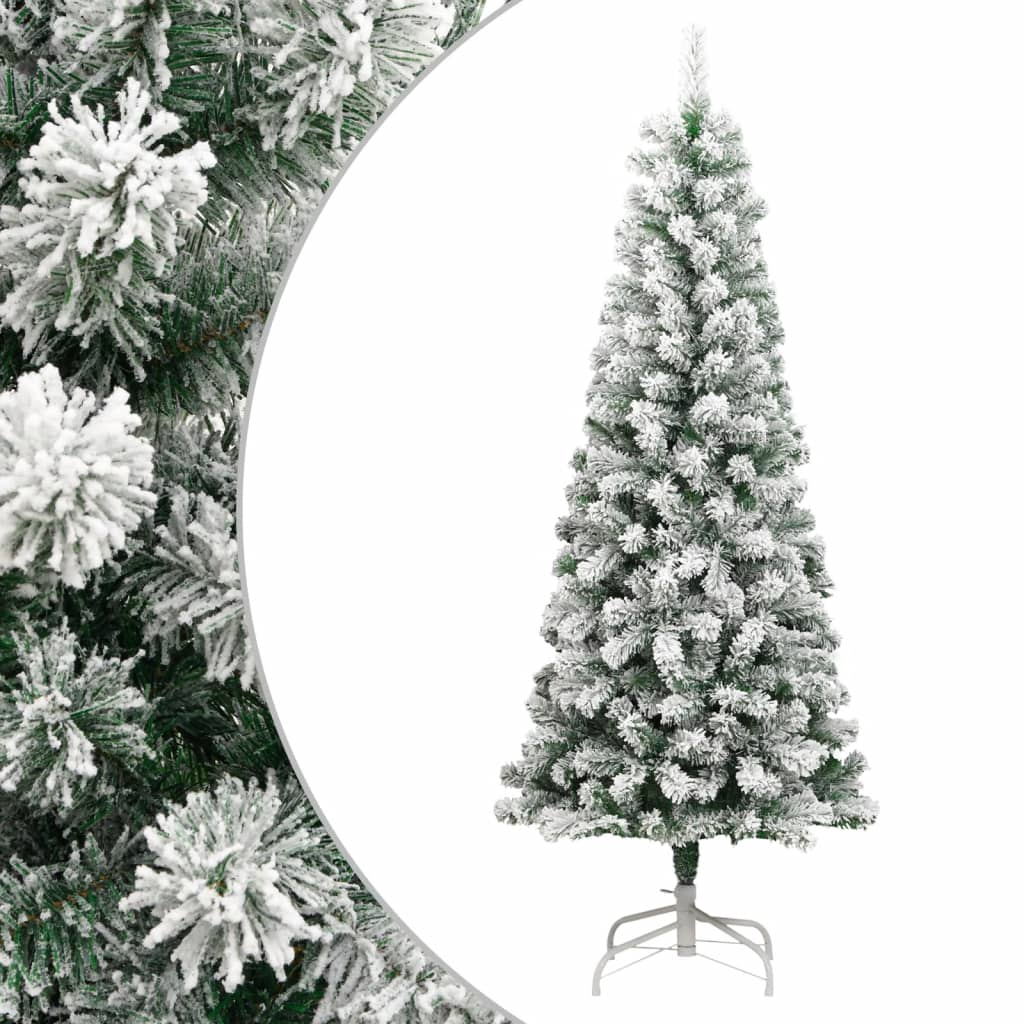 Kunstkerstboom met scharnieren en sneeuw 240 cm is nu te koop bij PeponiXL, paradijselijk wonen!