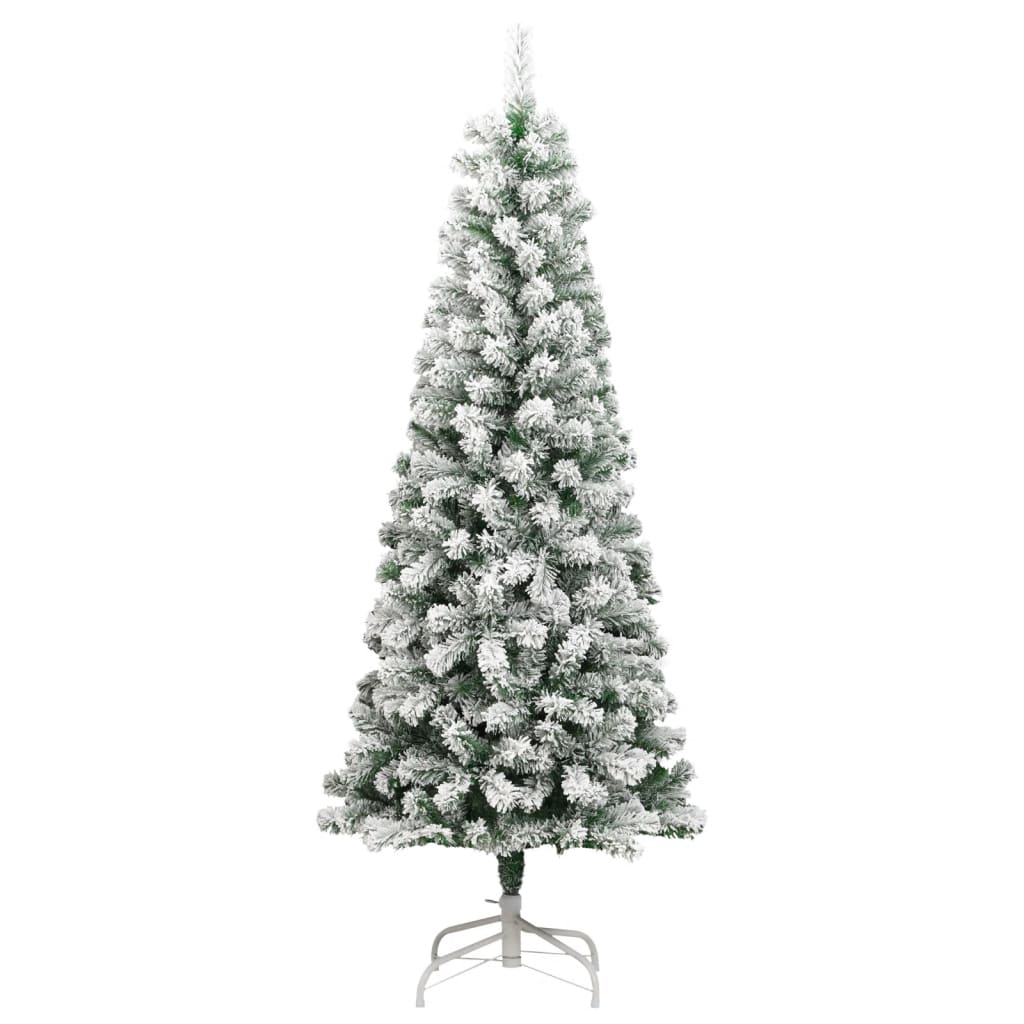 Kunstkerstboom met scharnieren en sneeuw 240 cm is nu te koop bij PeponiXL, paradijselijk wonen!