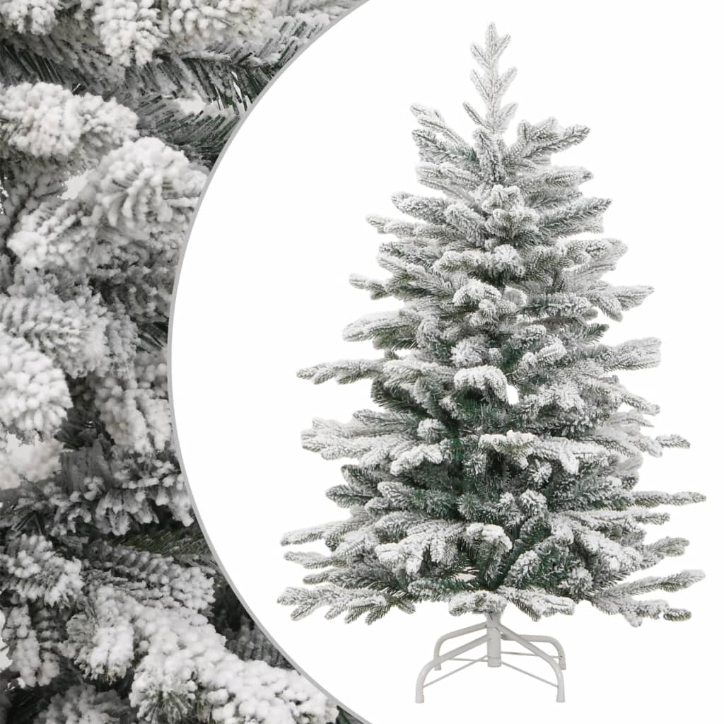 Kunstkerstboom met scharnieren en sneeuw 120 cm is nu te koop bij PeponiXL, paradijselijk wonen!