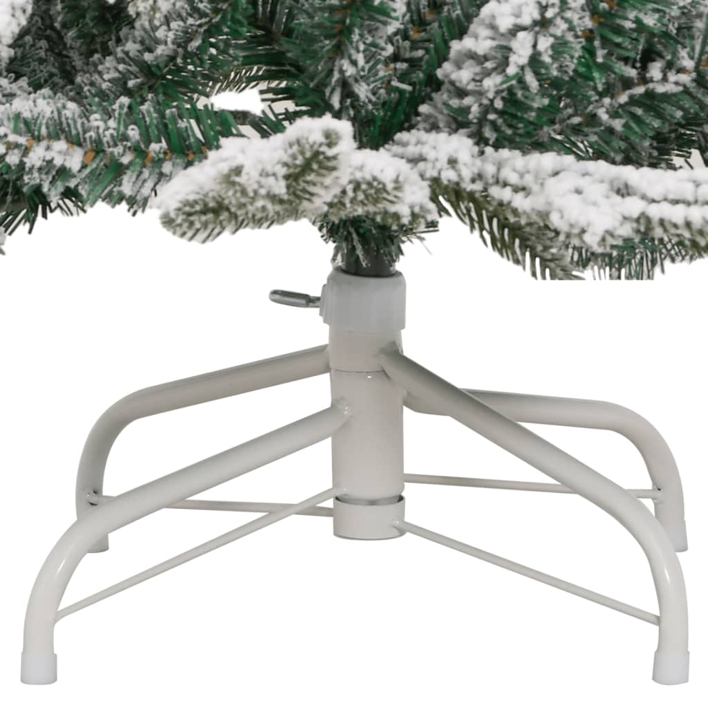 Kunstkerstboom met scharnieren en sneeuw 120 cm is nu te koop bij PeponiXL, paradijselijk wonen!