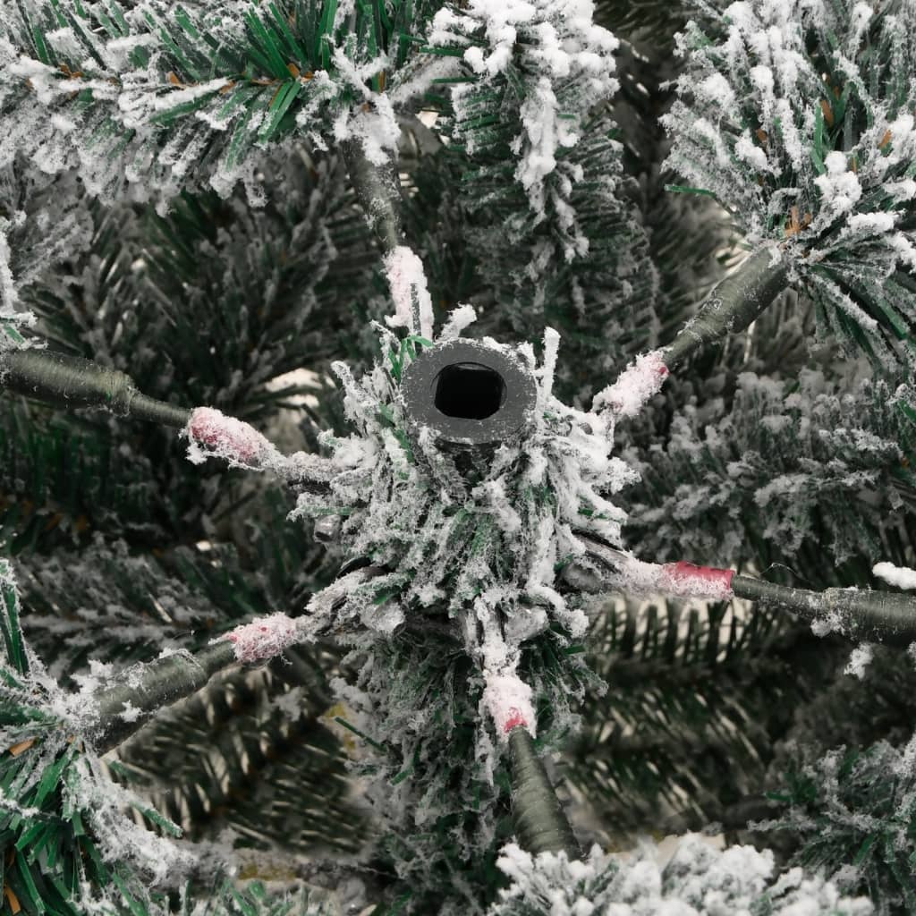 Kunstkerstboom met scharnieren en sneeuw 120 cm is nu te koop bij PeponiXL, paradijselijk wonen!